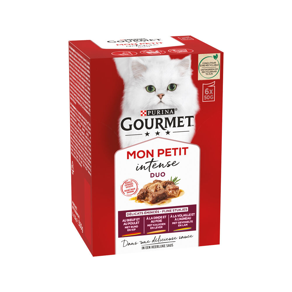 Hill's Purina Gourmet Mon Petit DUO Cat Food - Pouch