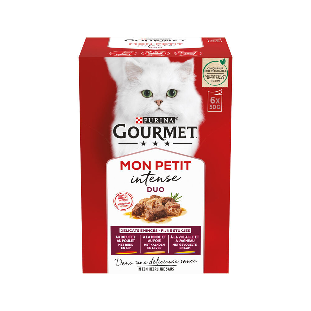 Hill's Purina Gourmet Mon Petit DUO Cat Food - Pouch