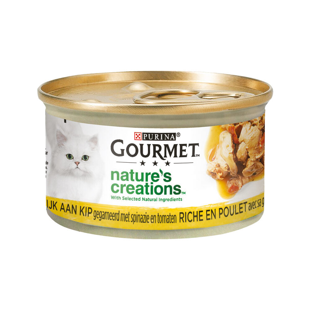  Purina Gourmet Nature's Creations Chicken – Tin