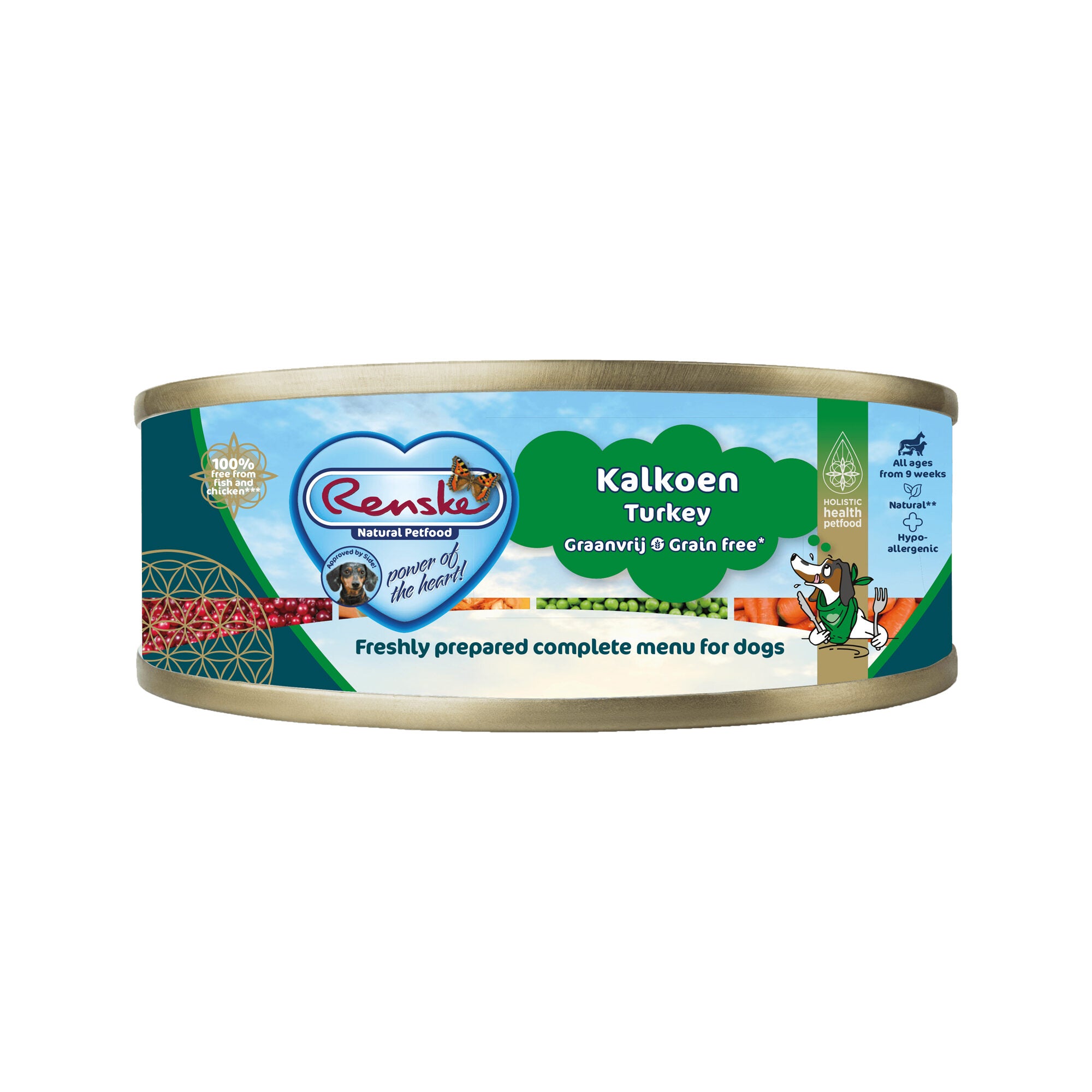  Renske Fresh Grain Free Dog Food - Tin - Turkey