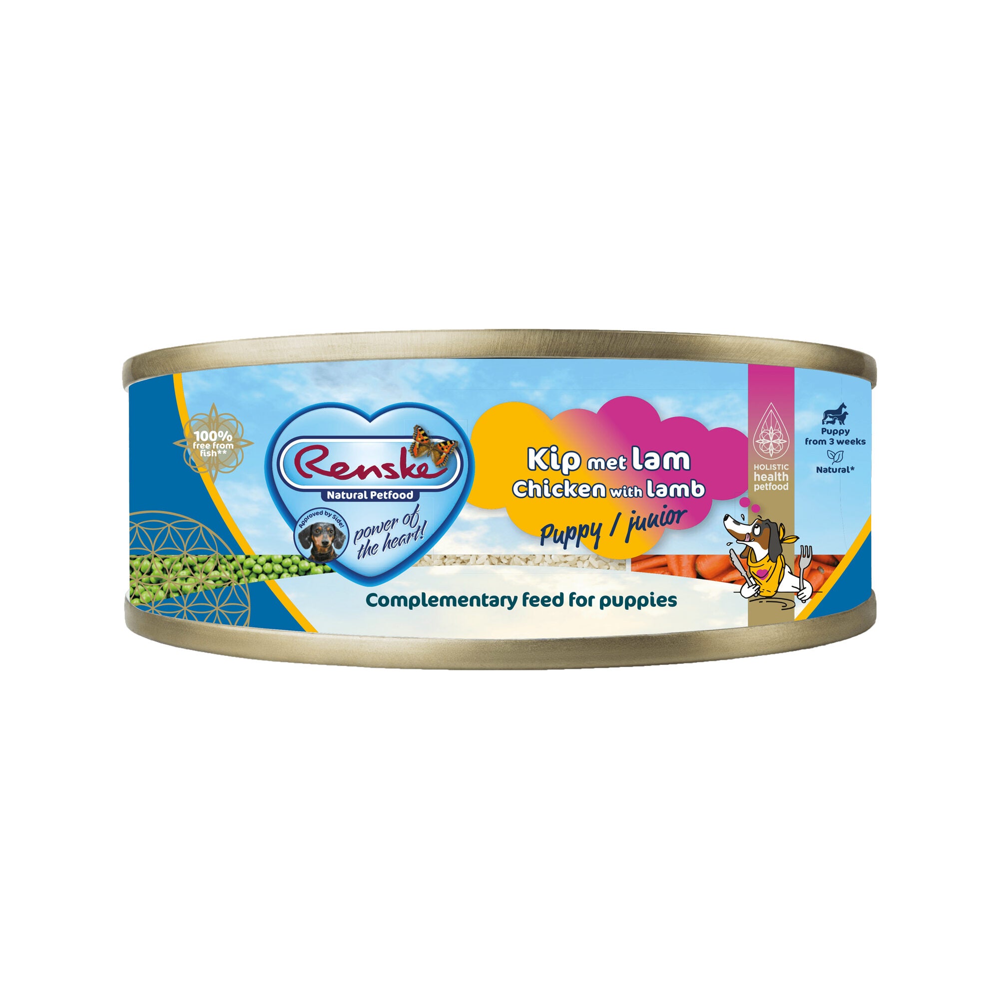  Renske Fresh Dog Food - Tin - Chicken With Lamb