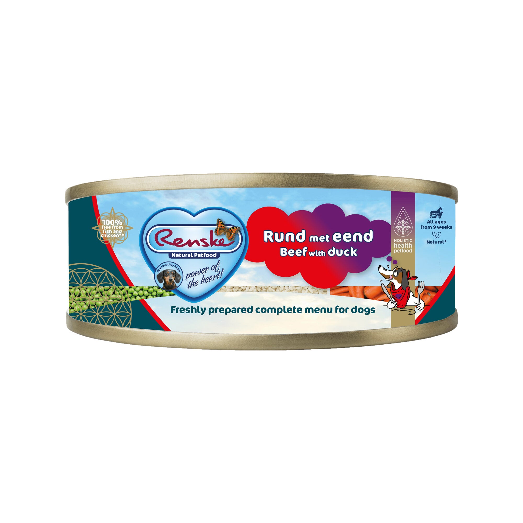  Renske Fresh Dog Food - Tin - Beef With Duck