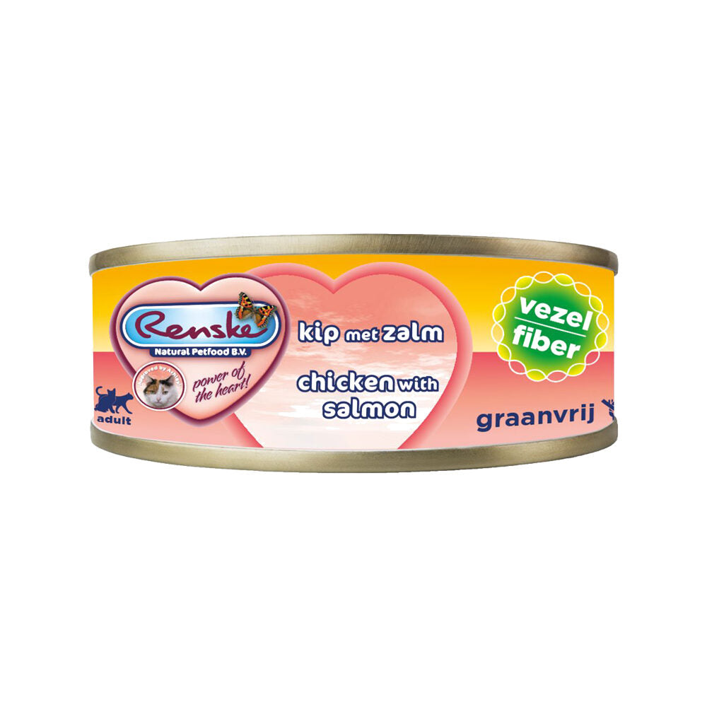  Renske Fibre Wet Food - Cat Food - Chicken And Salmon