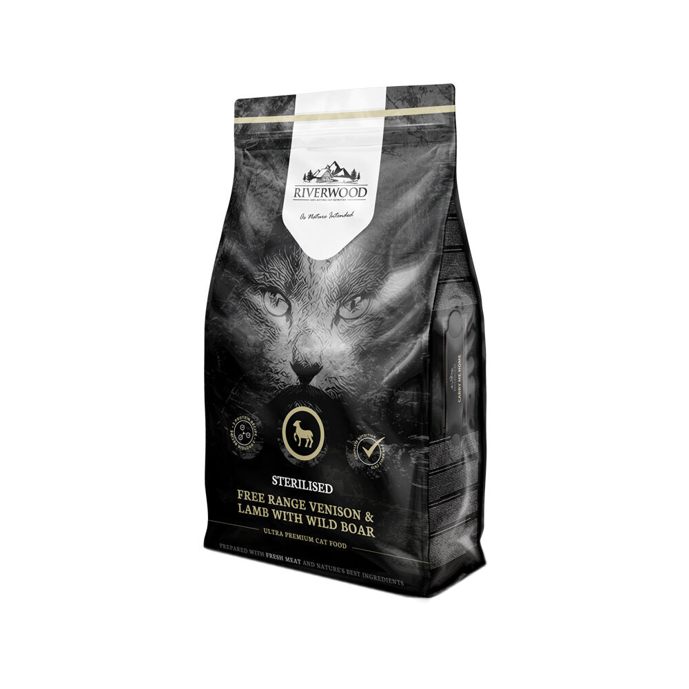  Riverwood Sterilised - Cat Food - Deer & Lamb With Wild Boar