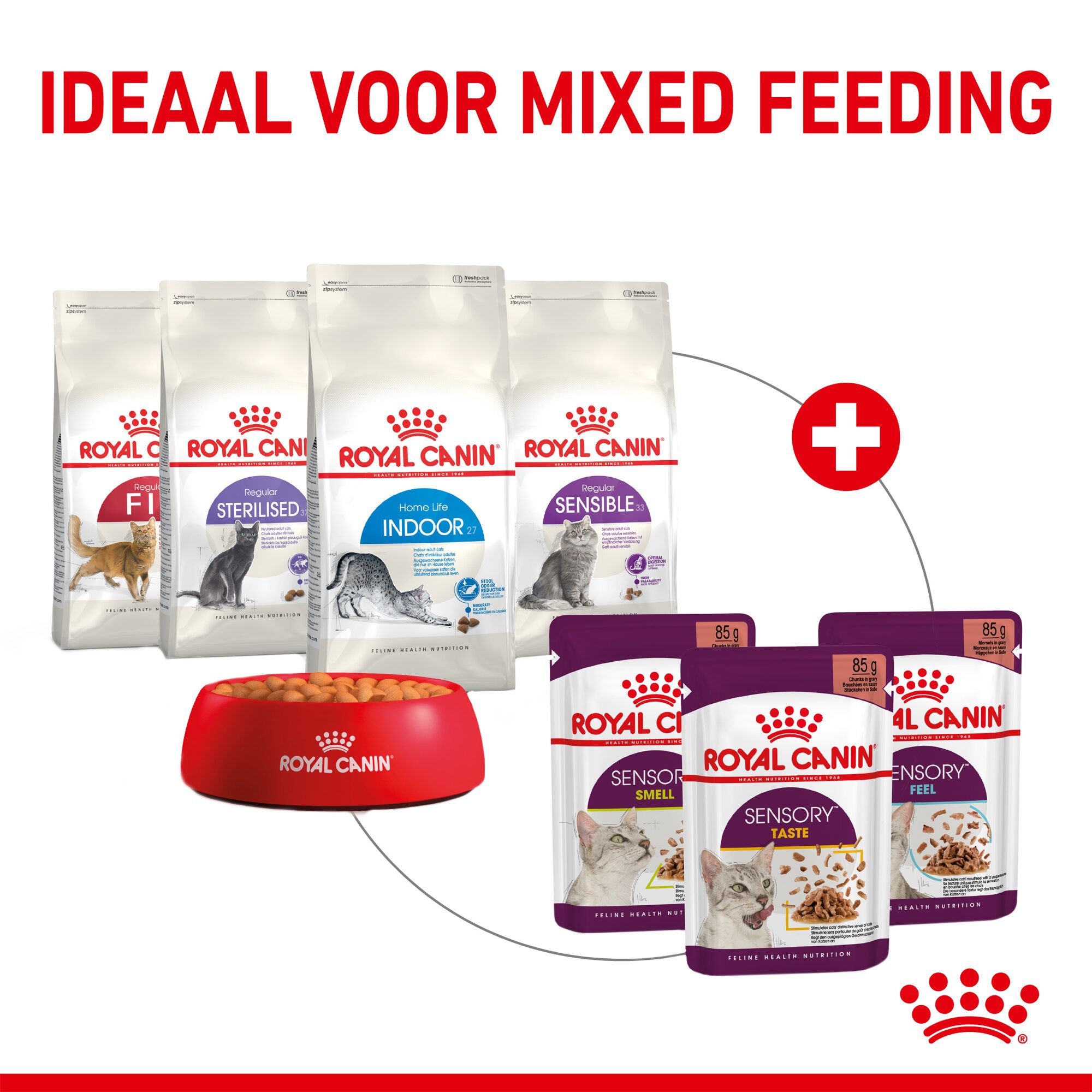 Almo Nature Royal Canin FHN Sensory Multipack In Gravy 