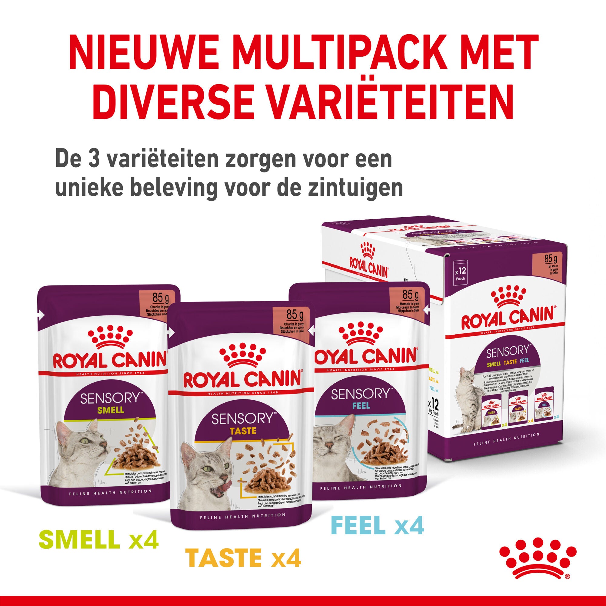 Almo Nature Royal Canin FHN Sensory Multipack In Gravy 