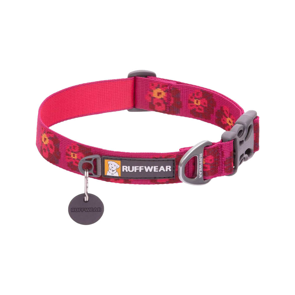  Ruffwear Flat Out Dog Collar - Alpenglow Burst