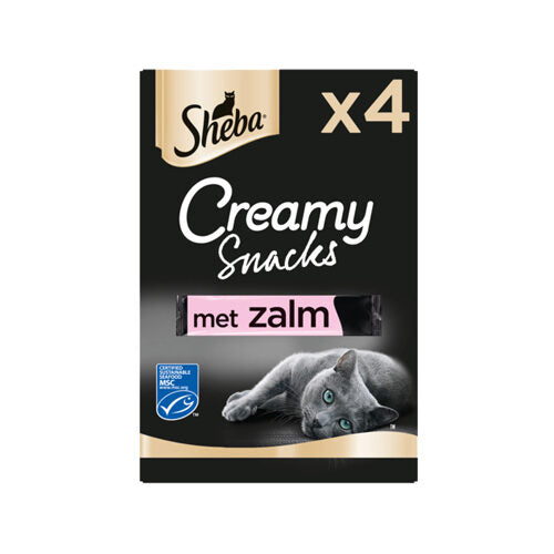  Sheba Creamy Snacks Salmon