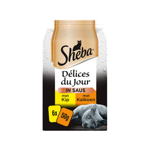 Hill's Sheba Délices Du Jour Chicken & Turkey In Sauce