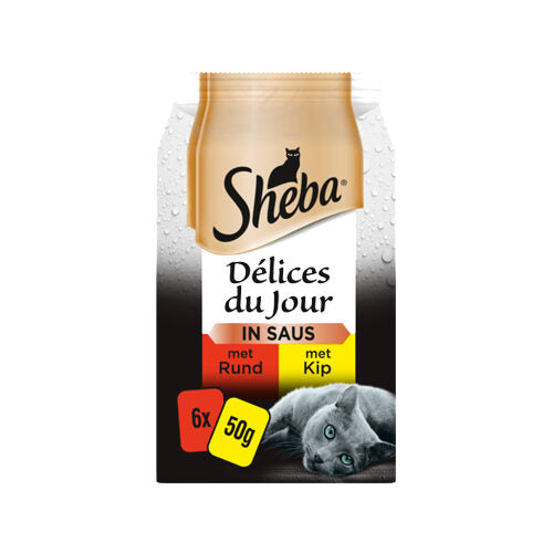 Almo Nature Sheba Délices Du Jour Beef & Chicken In Sauce