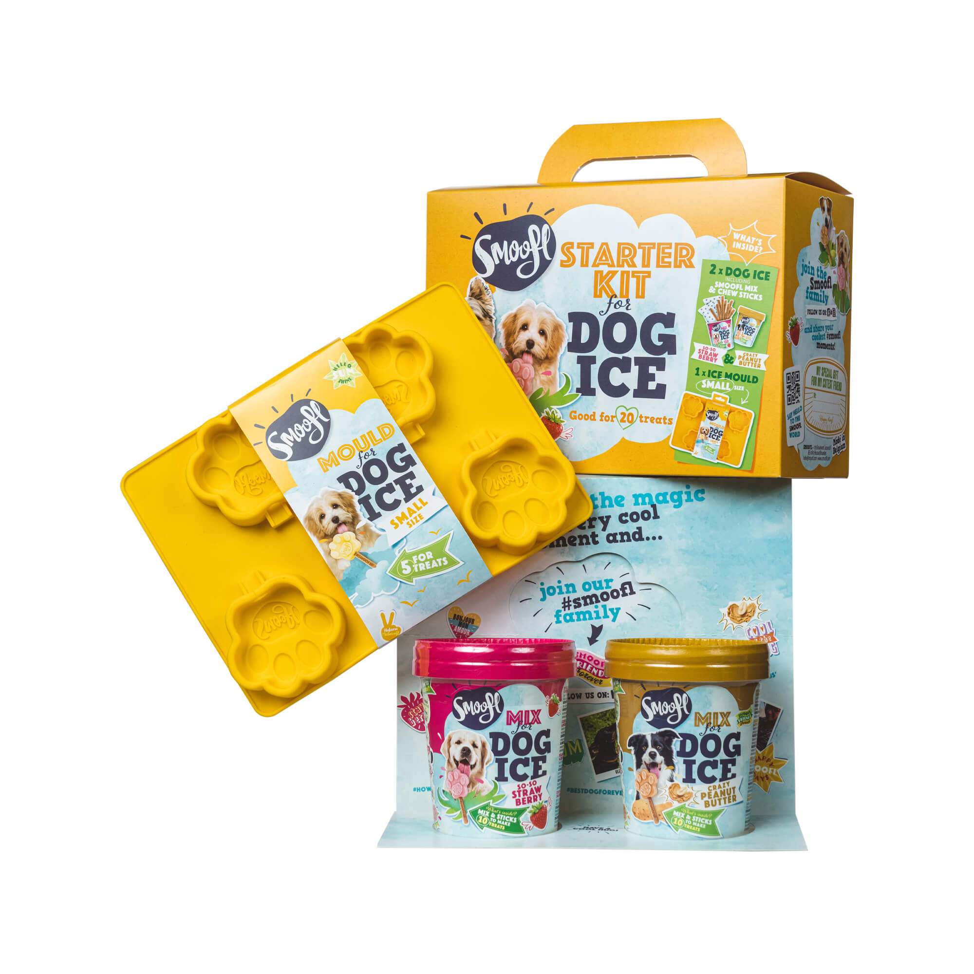  Smoofl Dog Ice Starter Kit - Medium
