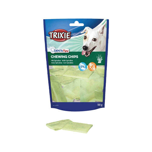 Designed By Lotte Trixie Denta Fun Spirulina Chewing Chips