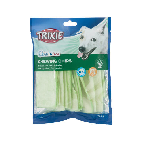Designed By Lotte Trixie Denta Fun Spirulina Chewing Chips