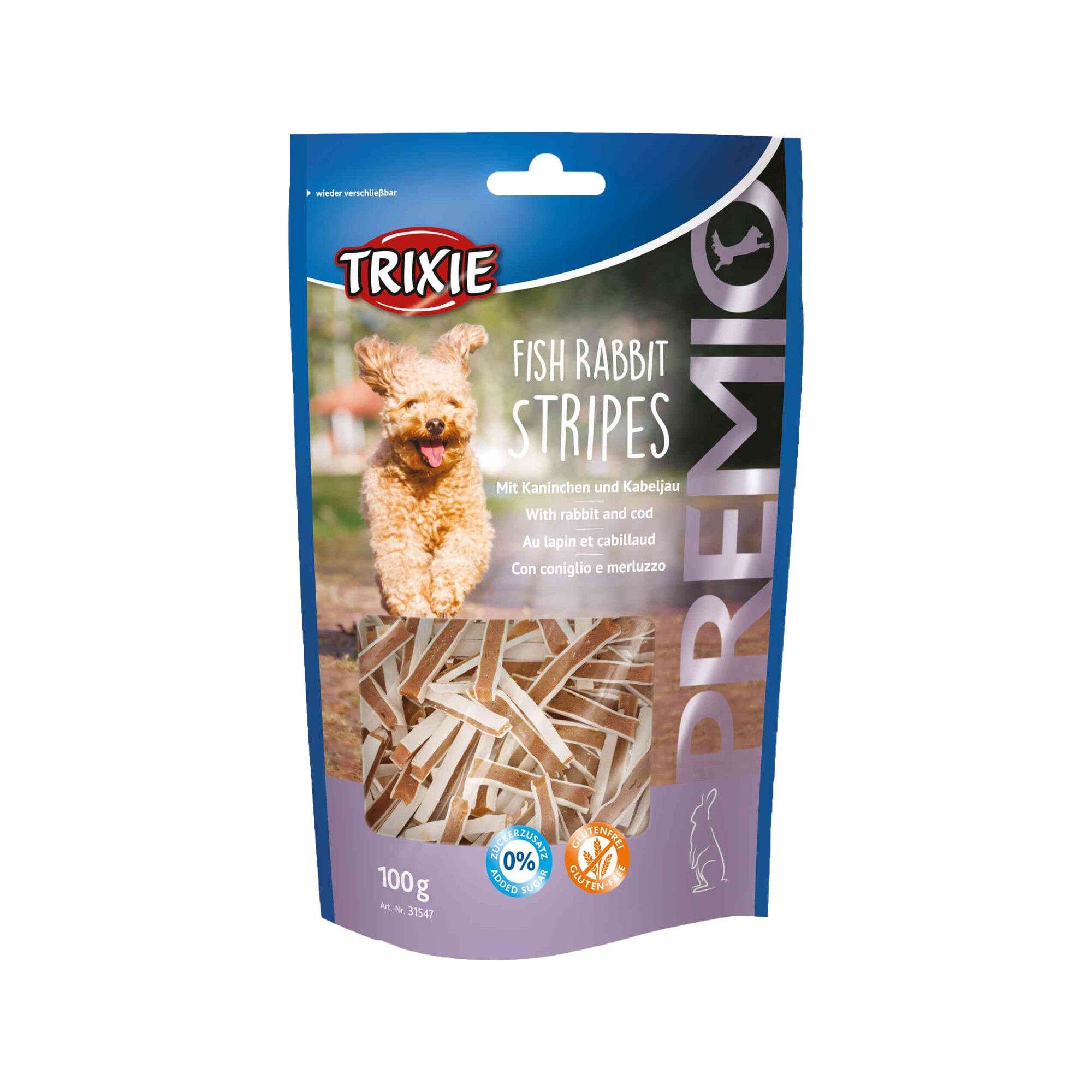 Renske Trixie Premio Fish Rabbit Stripes