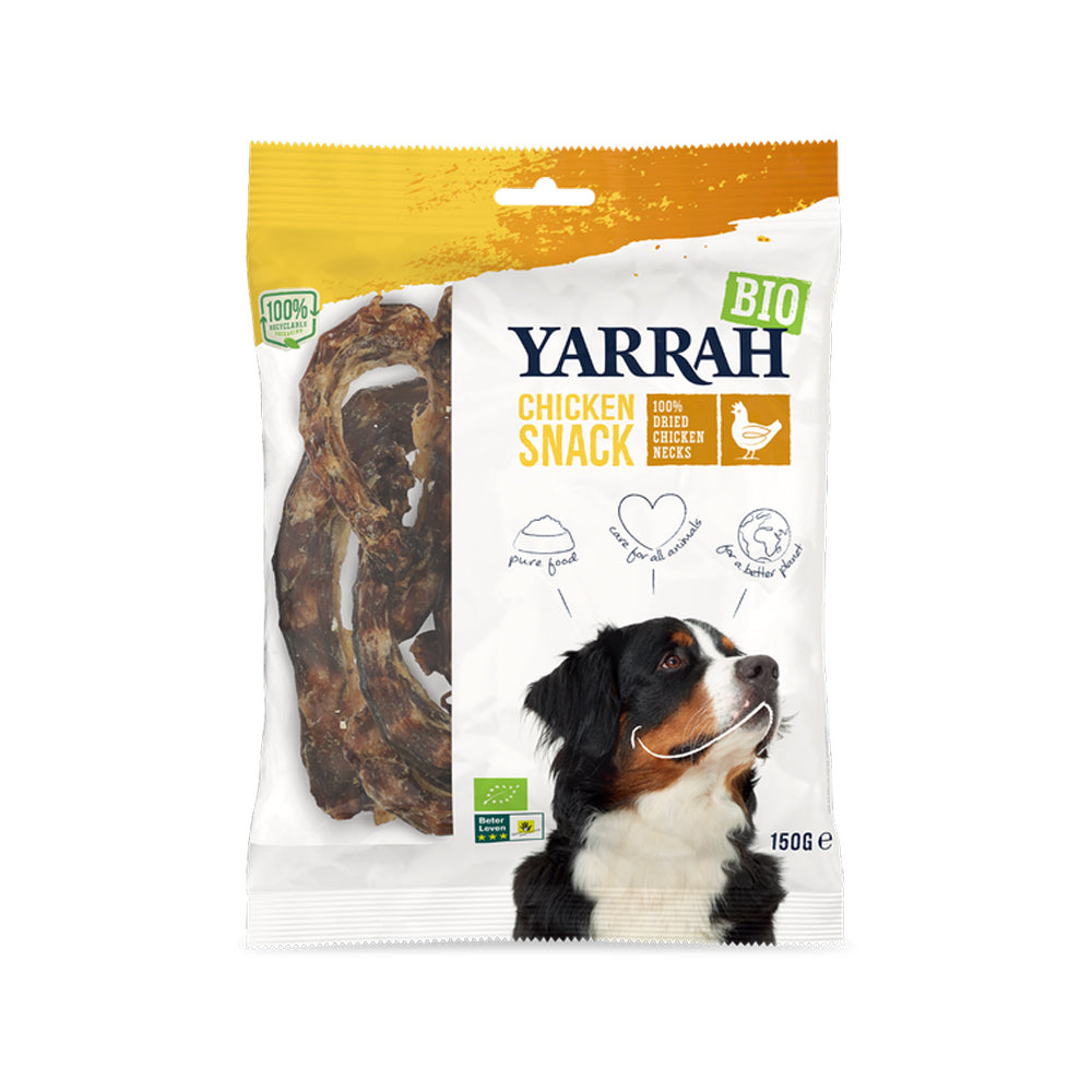 Nobby Yarrah - Organic Chicken Necks Dog Snack Bio
