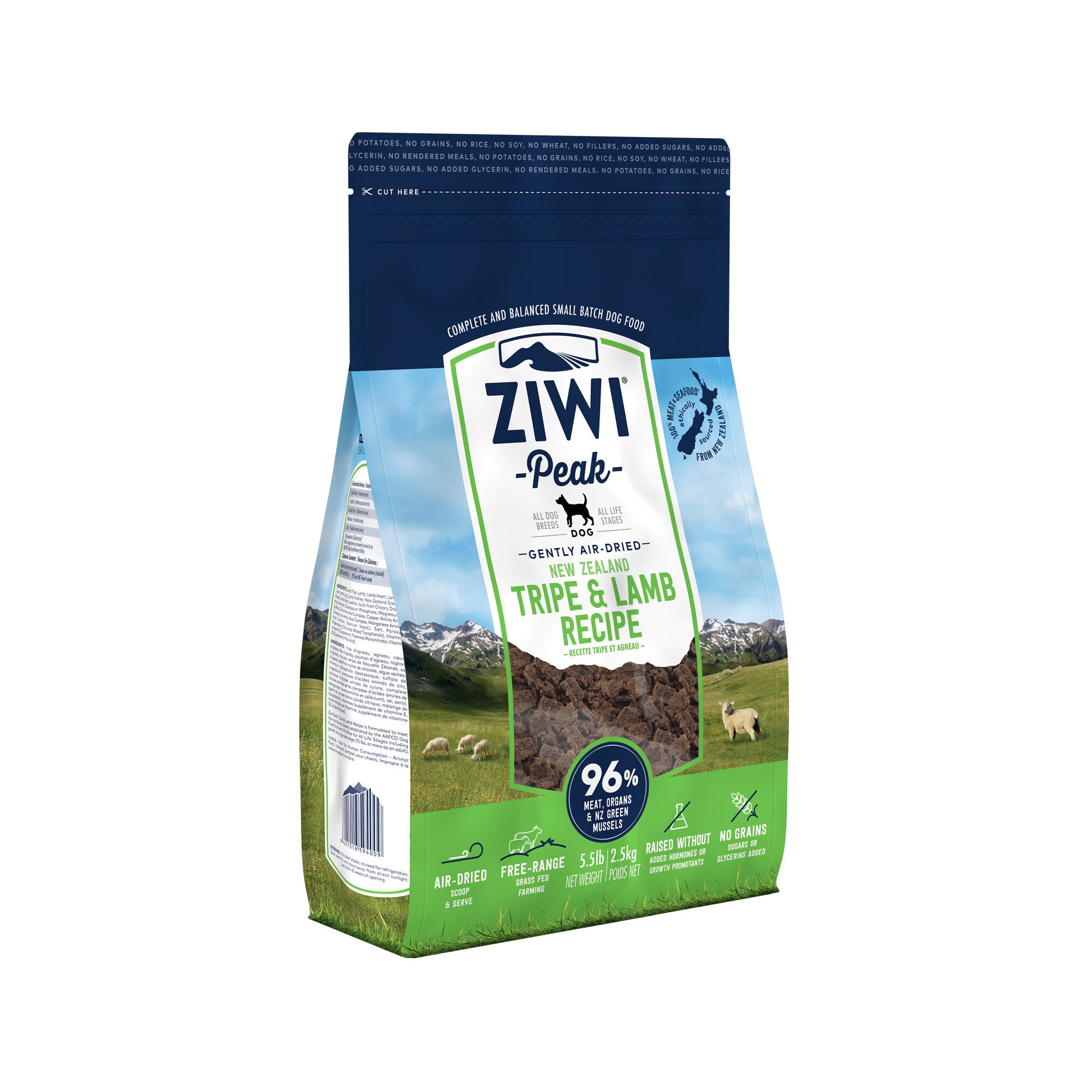  ZIWI Peak Gently Air Dried Dog Food - Tripe And Lamb